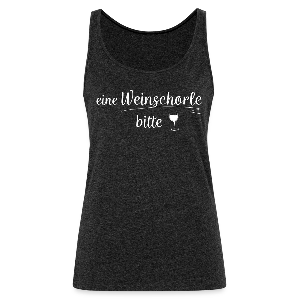 eine Weinschorle bitte - Frauen Tank Top - Anthrazit