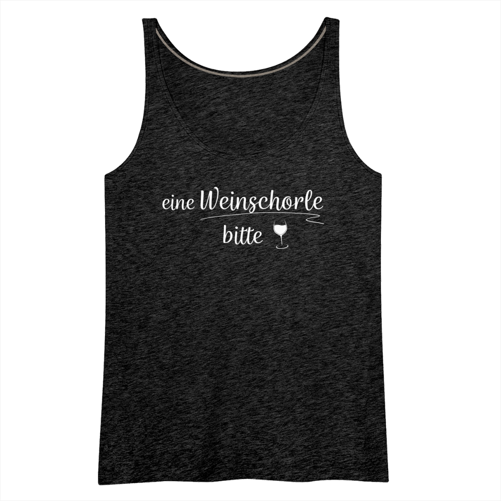 eine Weinschorle bitte - Frauen Tank Top - Anthrazit