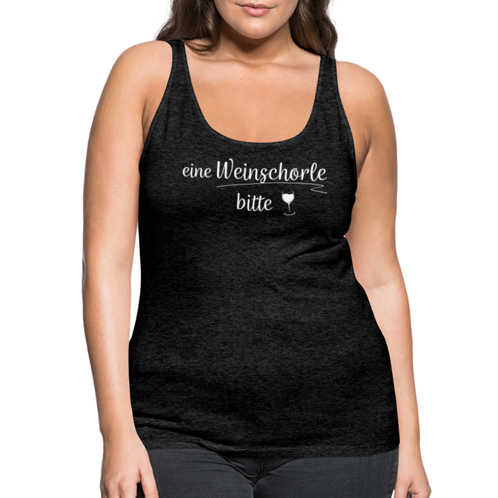 eine Weinschorle bitte - Frauen Tank Top - Anthrazit