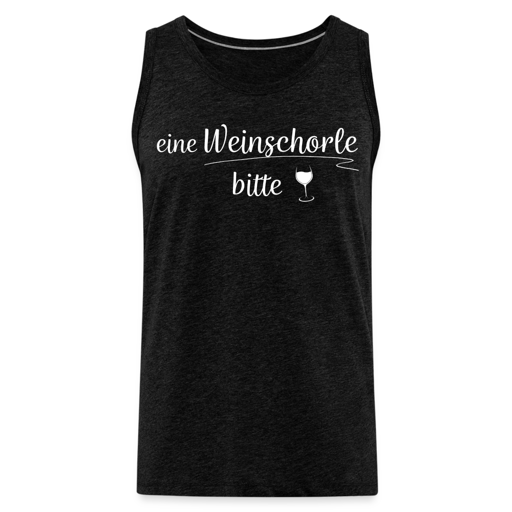 eine Weinschorle bitte - Männer Tank Top - Anthrazit