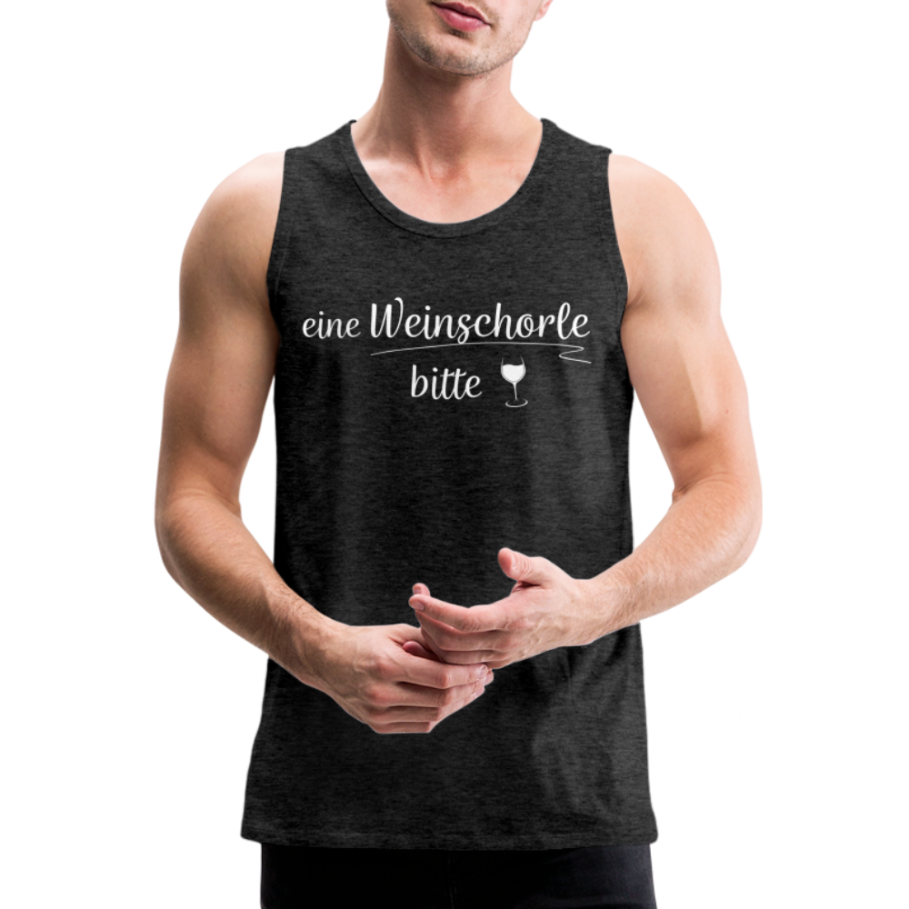 eine Weinschorle bitte - Männer Tank Top - Anthrazit