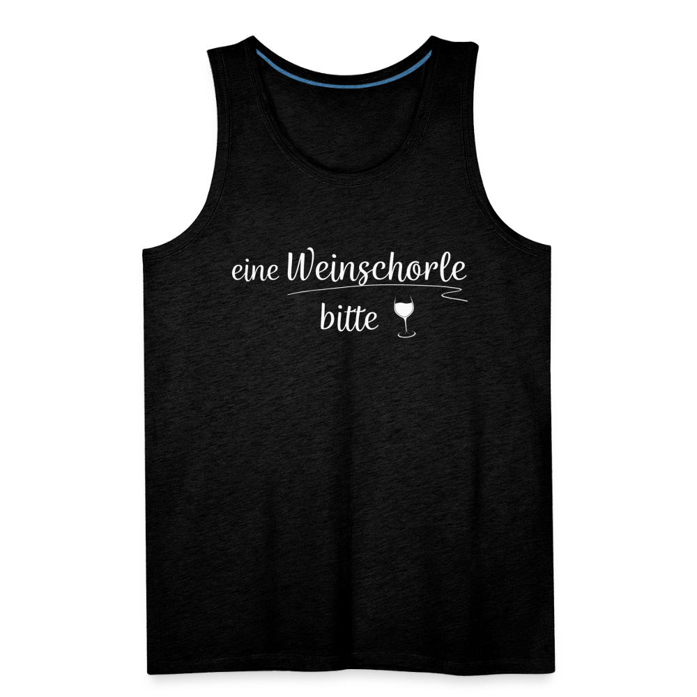 eine Weinschorle bitte - Männer Tank Top - Anthrazit