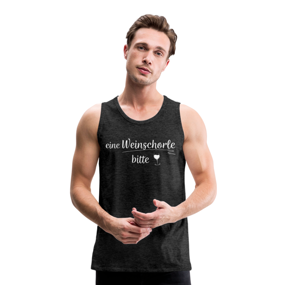 eine Weinschorle bitte - Männer Tank Top - Anthrazit