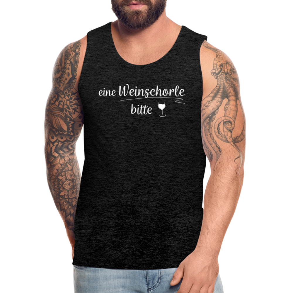 eine Weinschorle bitte - Männer Tank Top - Anthrazit