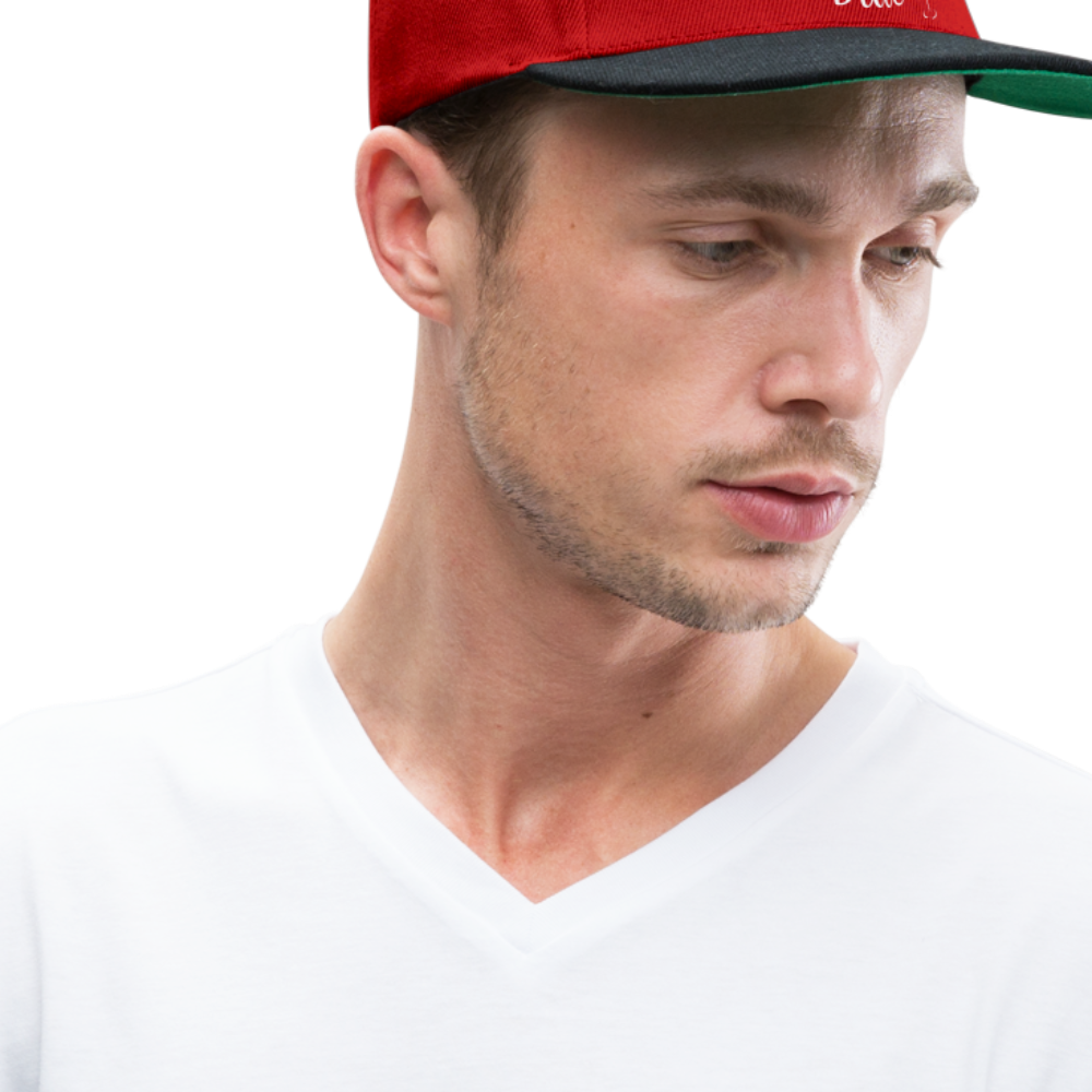 eine Weinschorle bitte - Snapback Cap - Rot/Schwarz