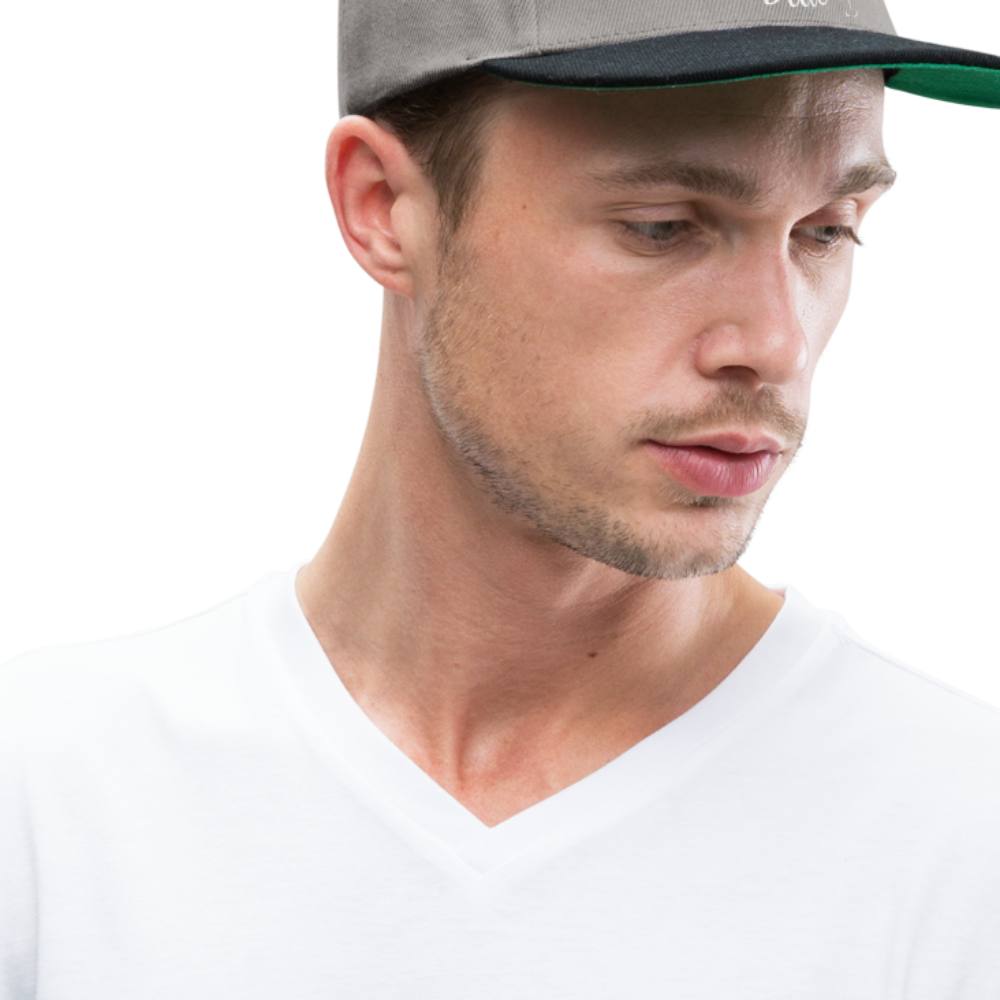 eine Weinschorle bitte - Snapback Cap - Graphit/Schwarz