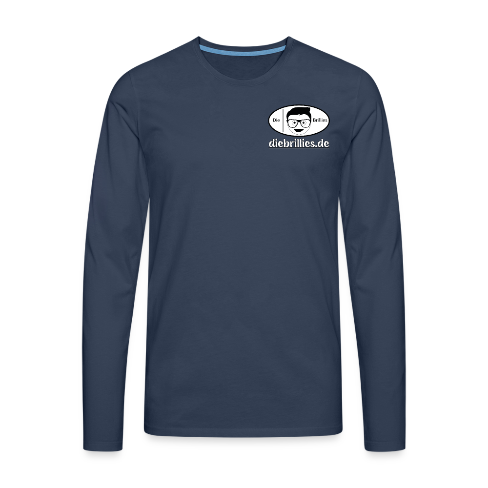 Die Brillies Fanedition - Männer Langarmshirt - Navy