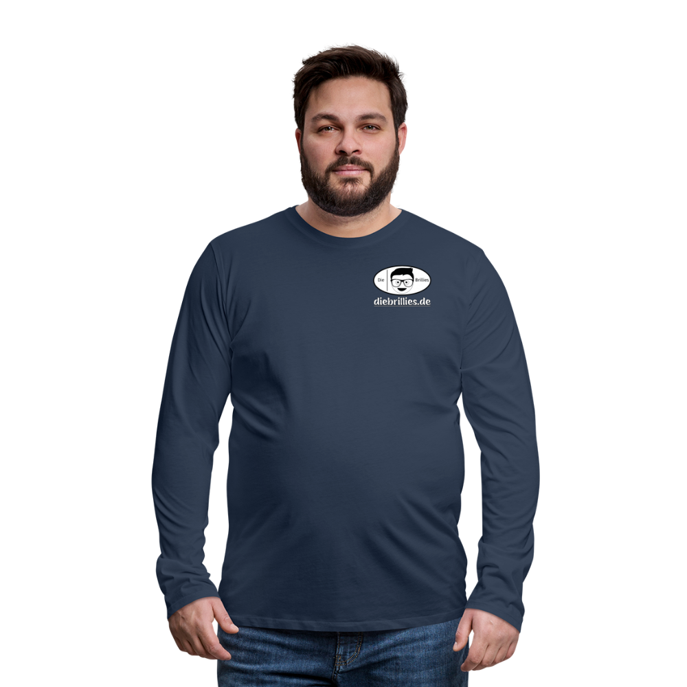 Die Brillies Fanedition - Männer Langarmshirt - Navy