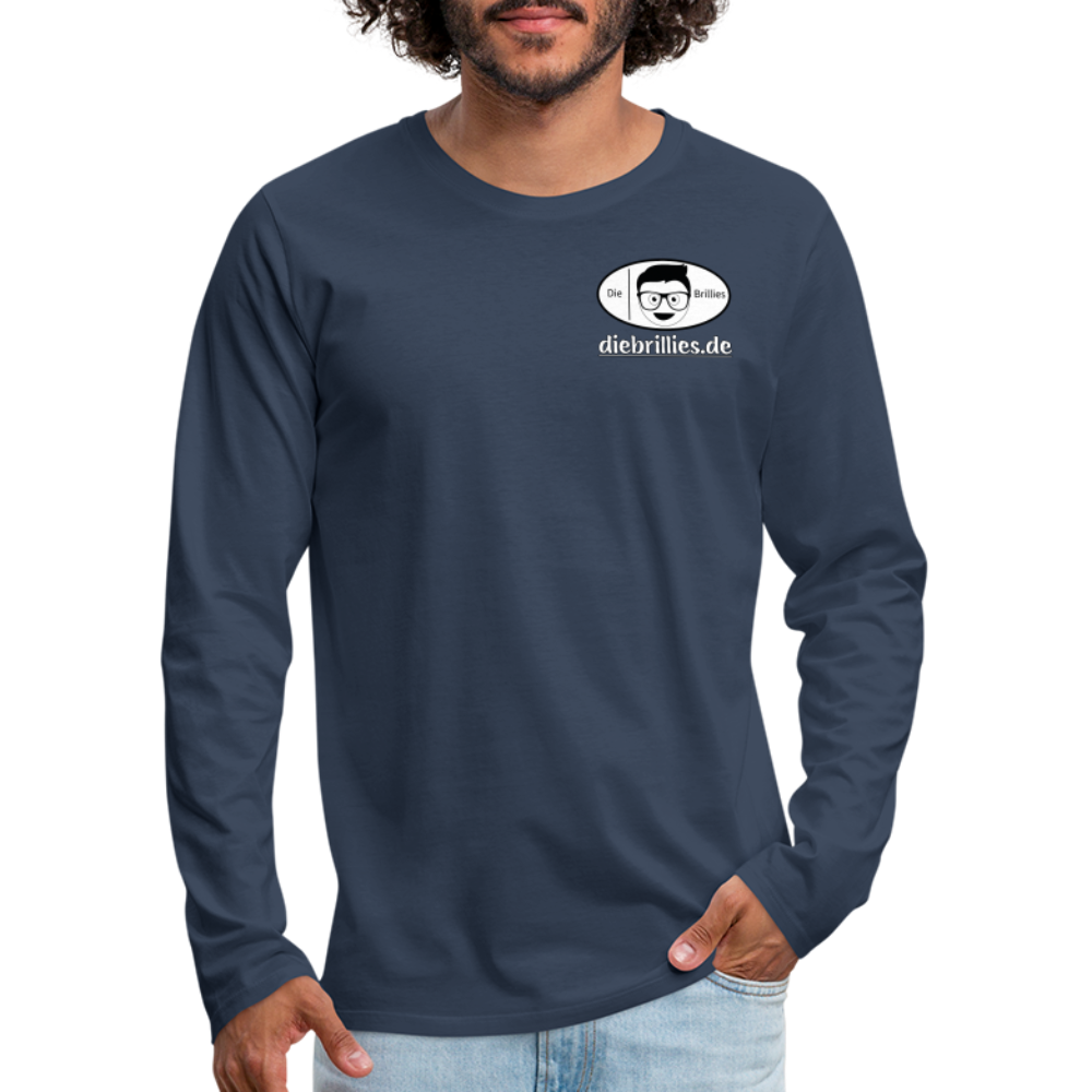 Die Brillies Fanedition - Männer Langarmshirt - Navy