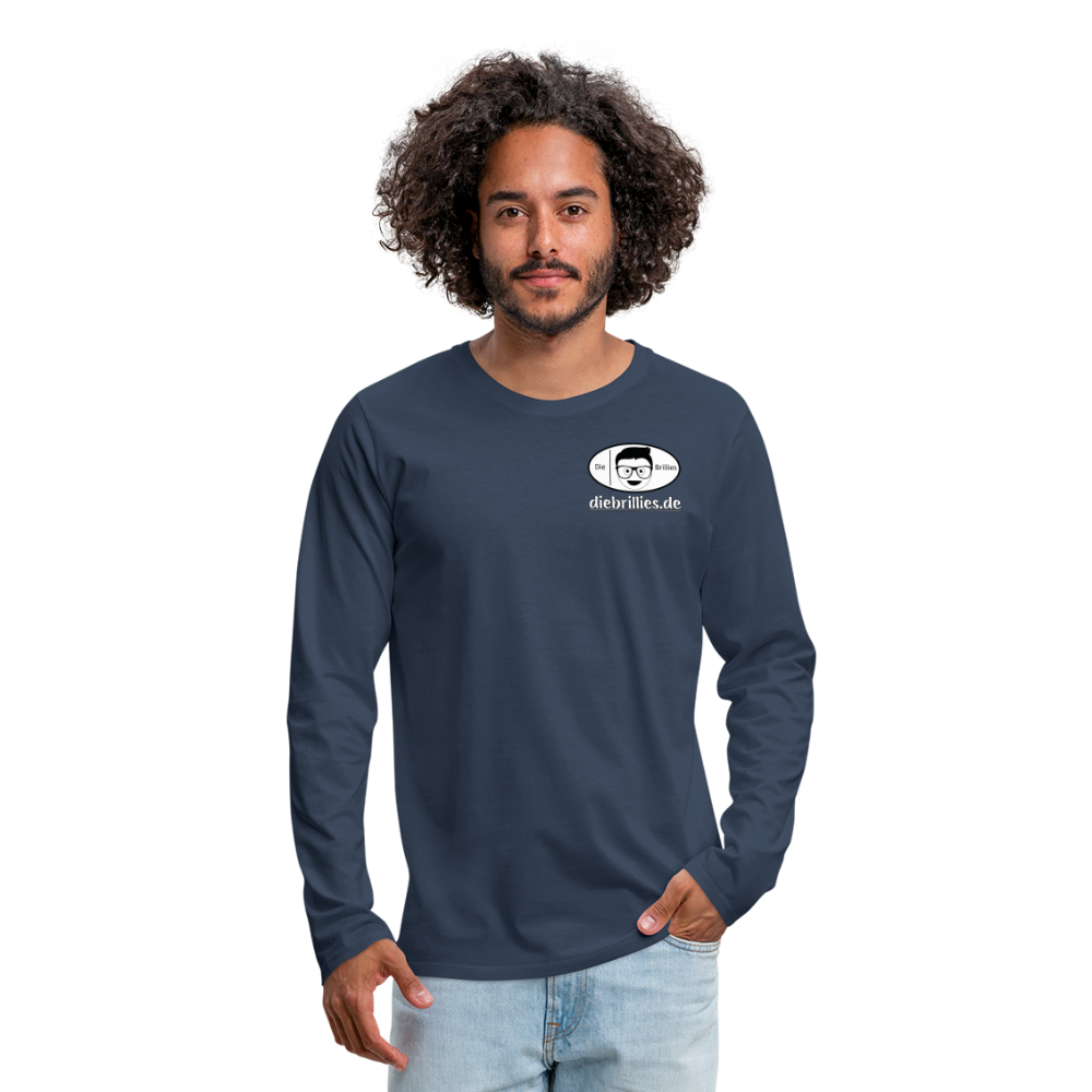 Die Brillies Fanedition - Männer Langarmshirt - Navy