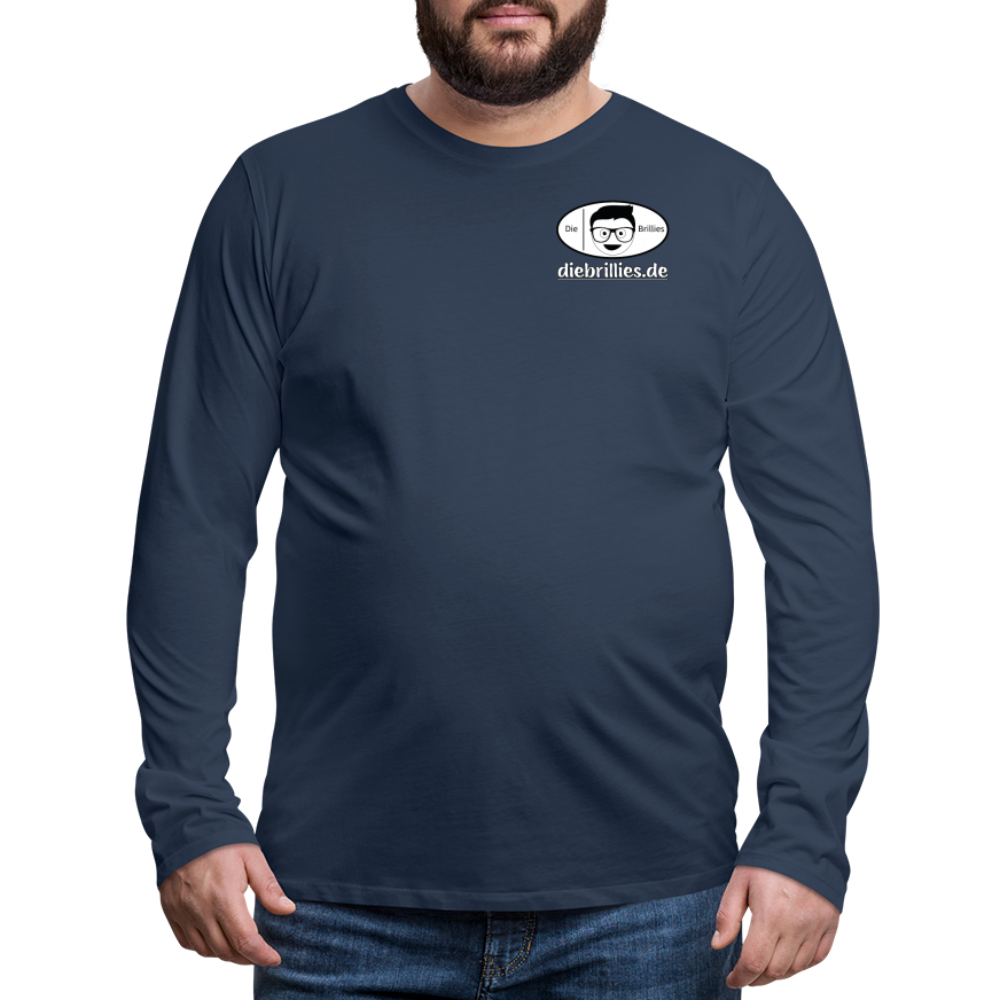 Die Brillies Fanedition - Männer Langarmshirt - Navy