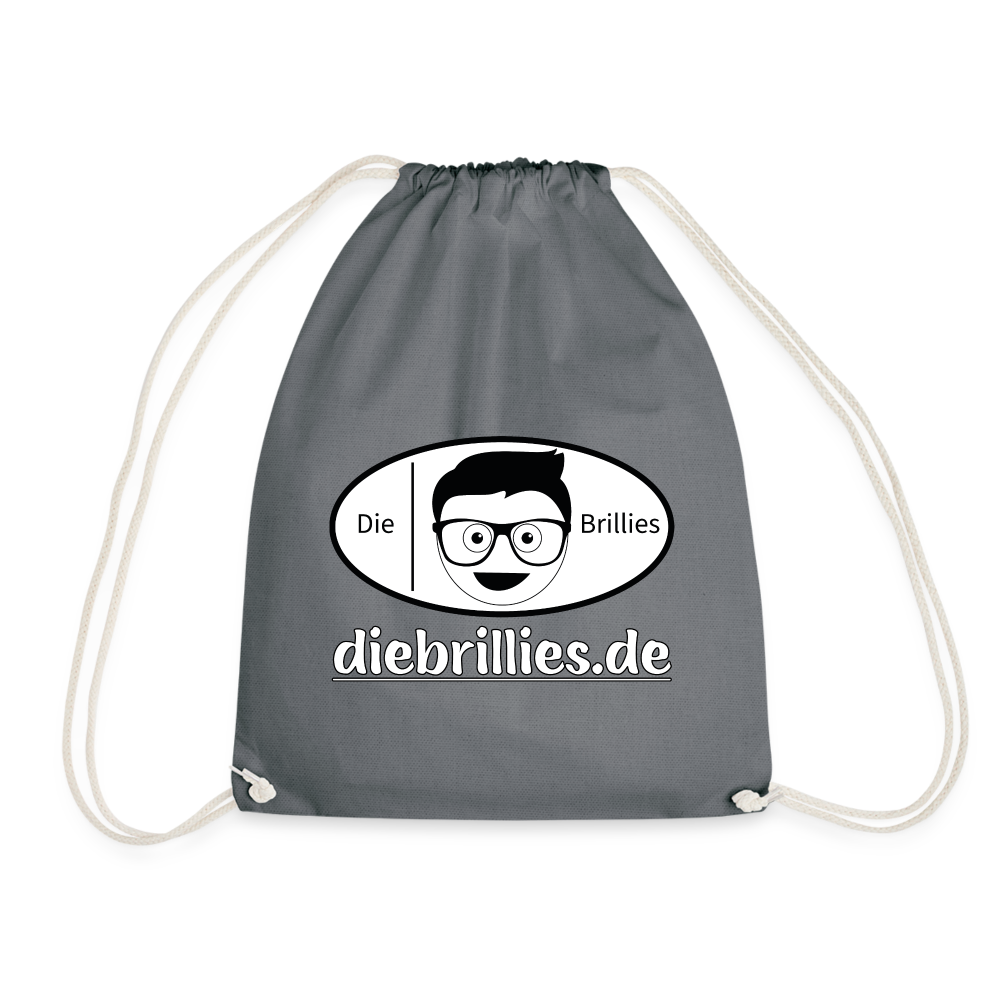 Die Brillies Fanedition - Turnbeutel aus 100% Baumwolle - Grau