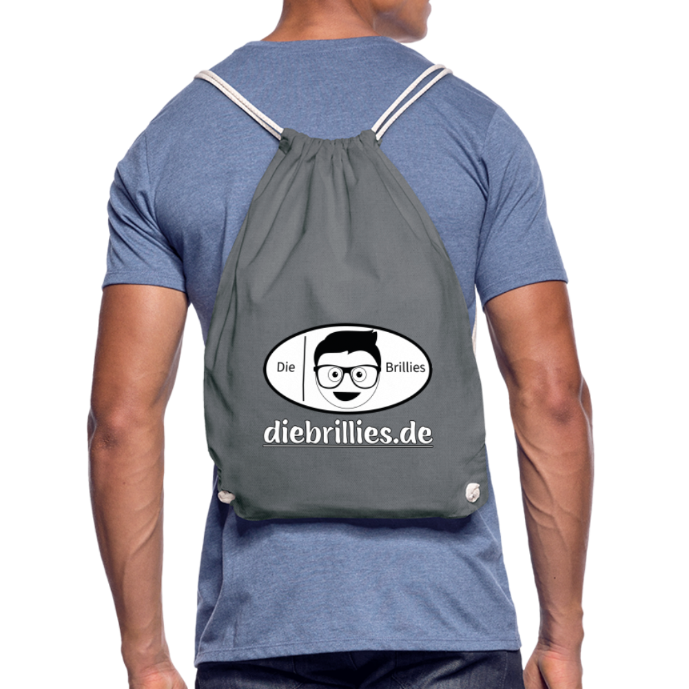 Die Brillies Fanedition - Turnbeutel aus 100% Baumwolle - Grau