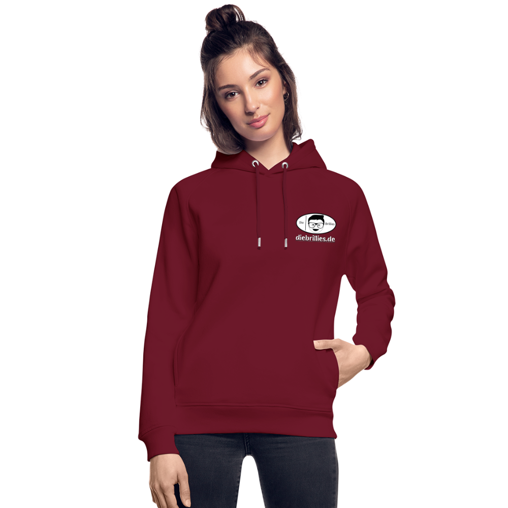 Die Brillies Fanedition - Unisex Bio-Hoodie - Burgunderrot