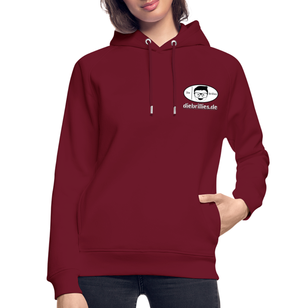 Die Brillies Fanedition - Unisex Bio-Hoodie - Burgunderrot