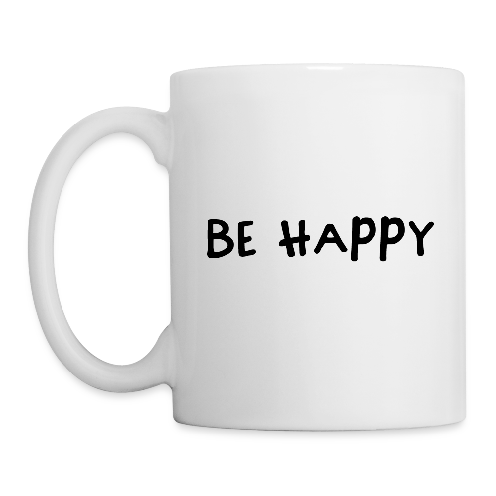 Be Happy - Tasse 325 ml - weiß