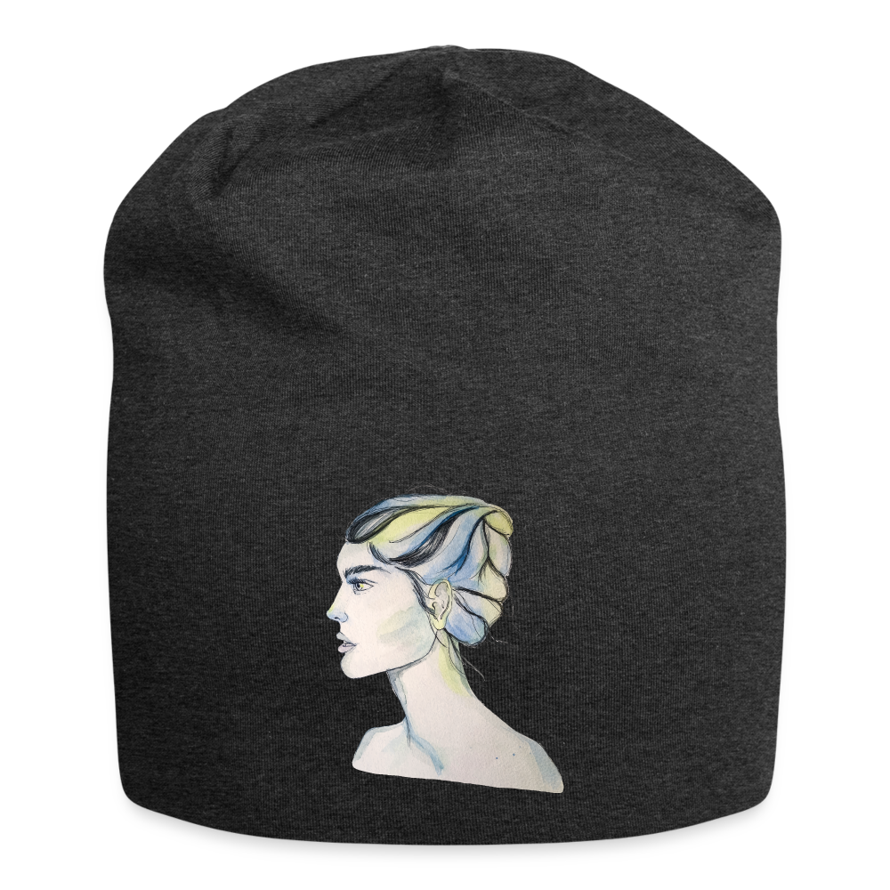 Portrait - Jersey-Beanie - Anthrazit