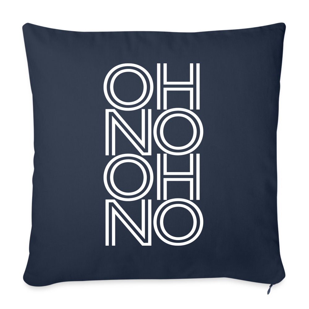 OH NO - Sofakissenbezug 44 x 44 cm - Navy