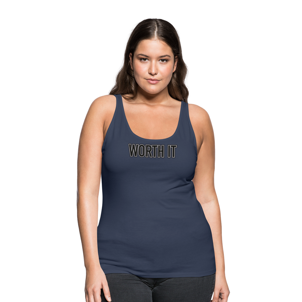 Worth it - Frauen Tank Top - Navy