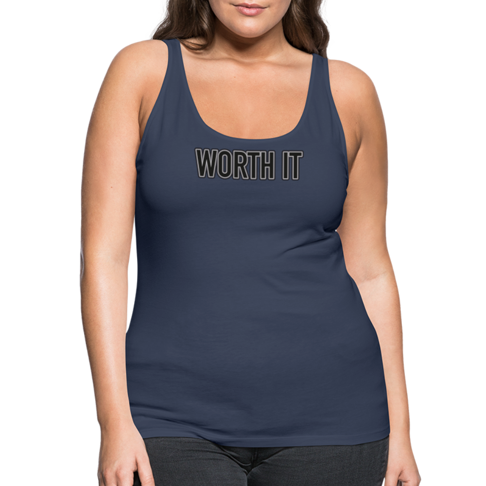 Worth it - Frauen Tank Top - Navy