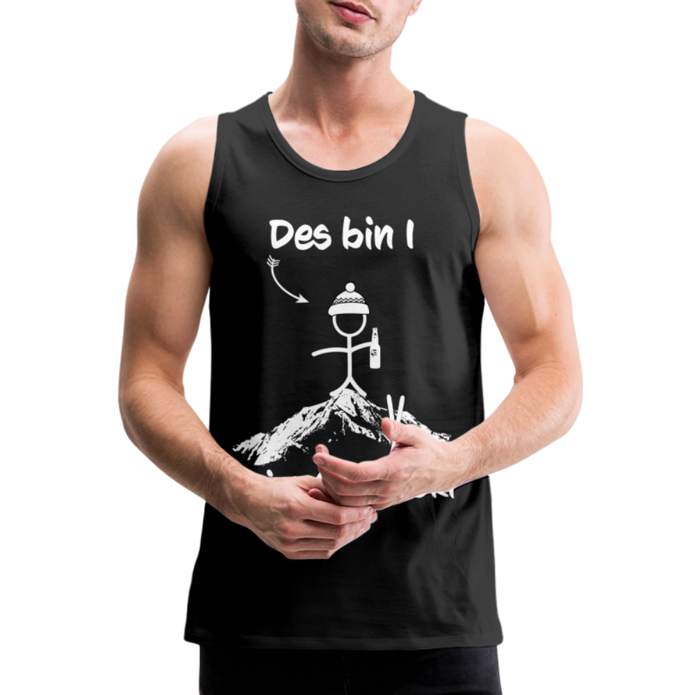 Des bin I beim Après Ski - Männer Tank Top - Schwarz