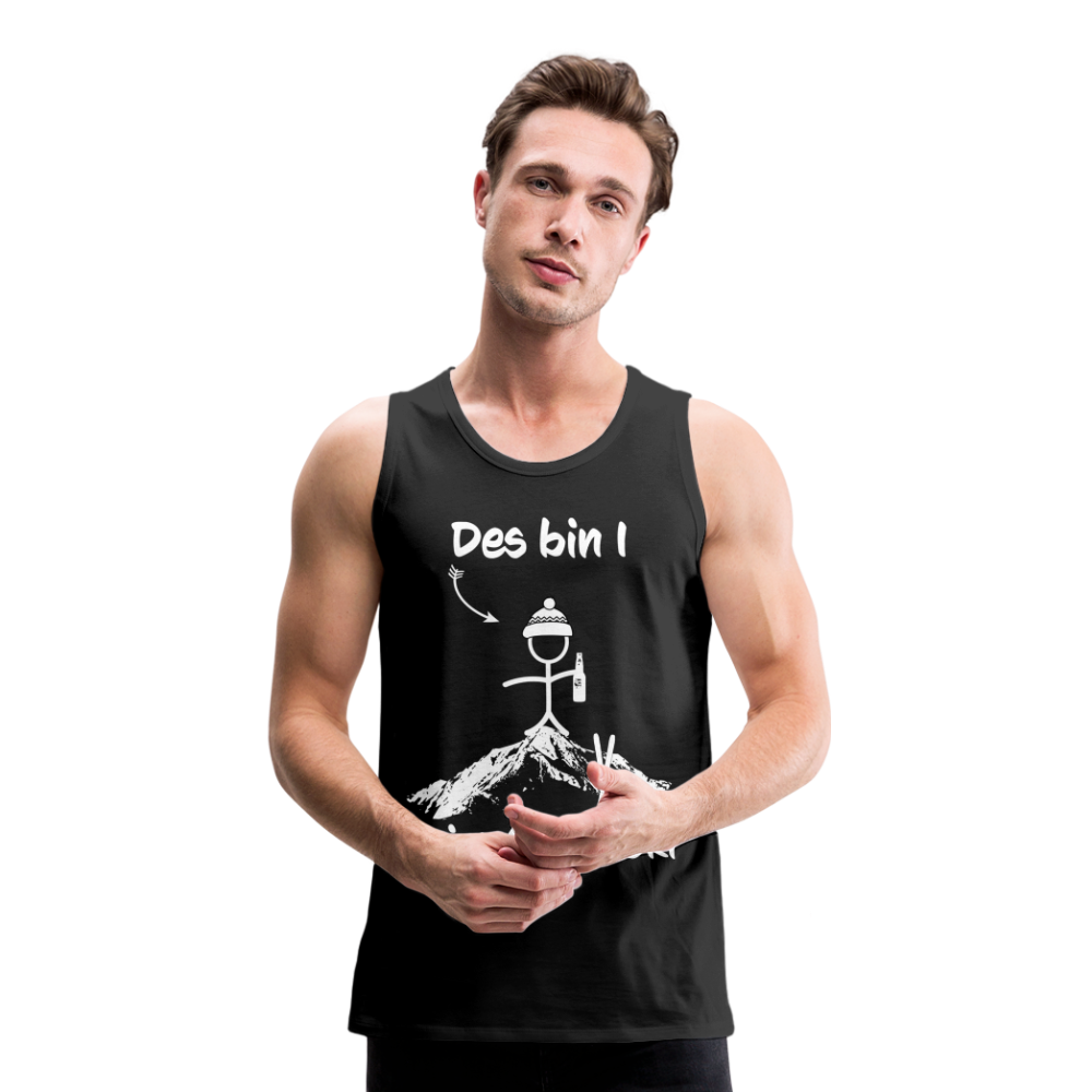 Des bin I beim Après Ski - Männer Tank Top - Schwarz