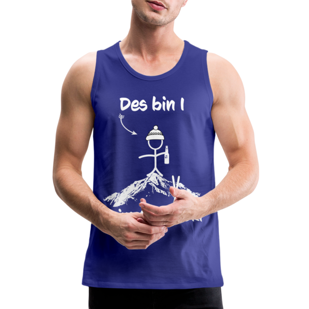 Des bin I beim Après Ski - Männer Tank Top - Königsblau