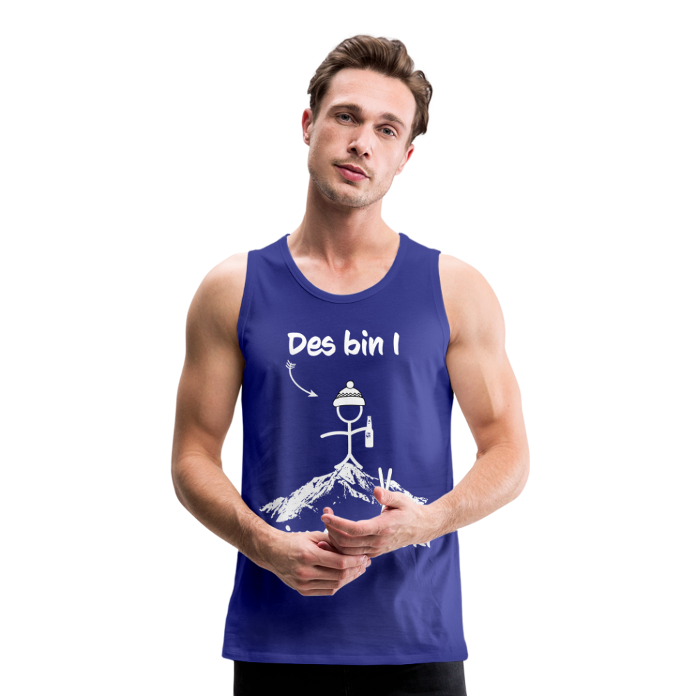 Des bin I beim Après Ski - Männer Tank Top - Königsblau