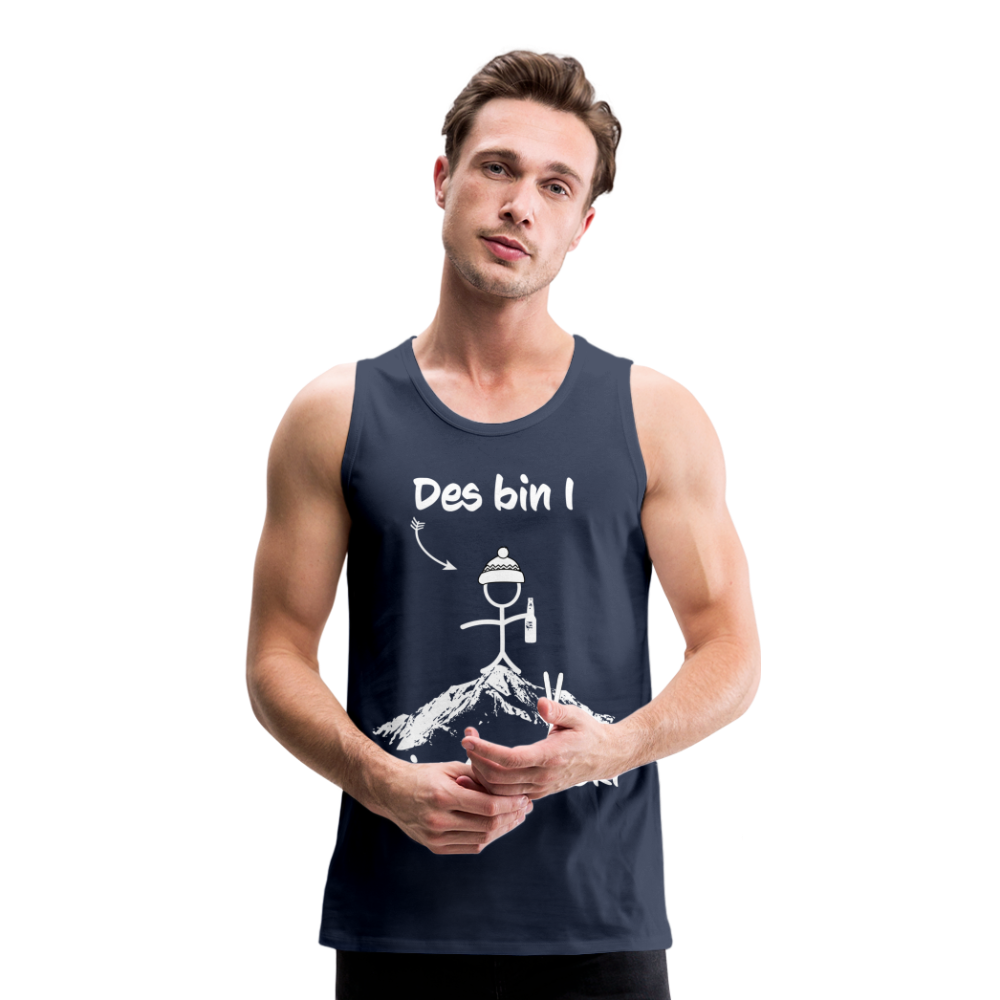 Des bin I beim Après Ski - Männer Tank Top - Navy