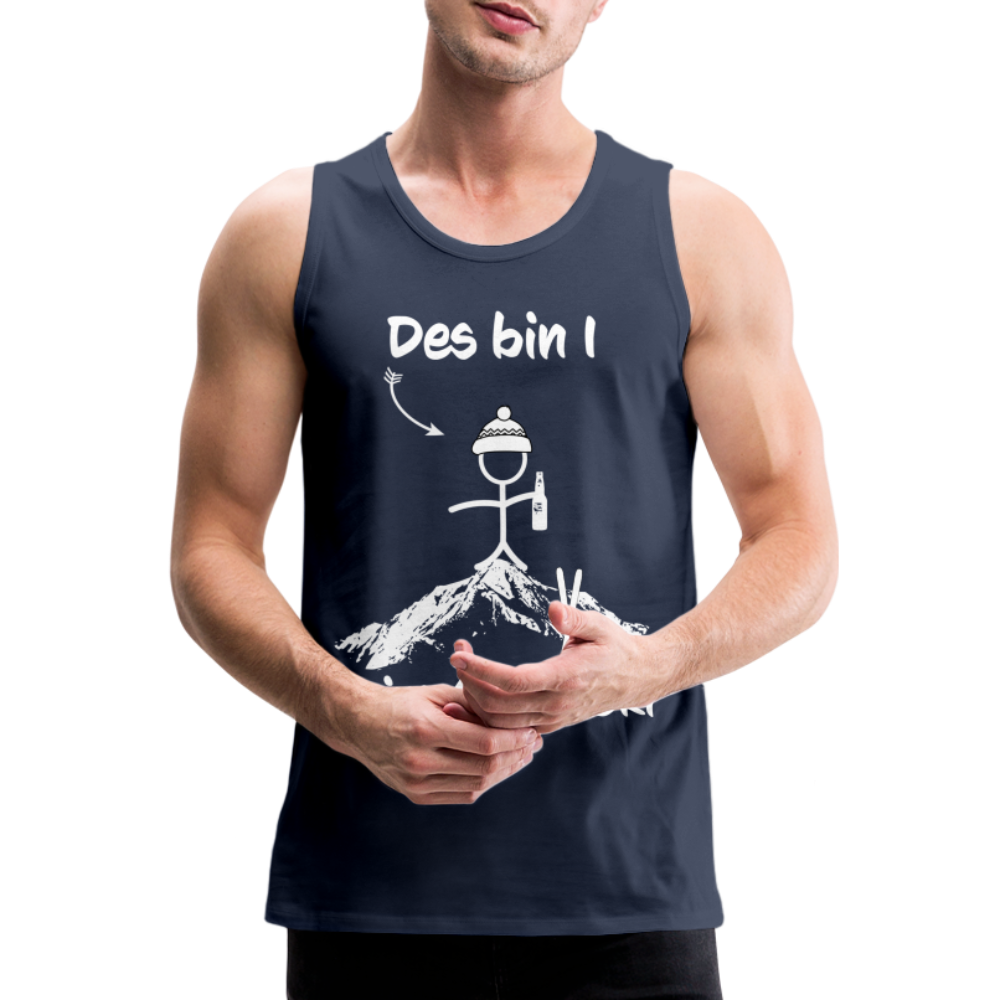 Des bin I beim Après Ski - Männer Tank Top - Navy