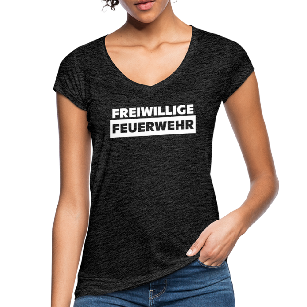 Freiwillige Feuerwehr - Frauen Vintage T-Shirt - Anthrazit