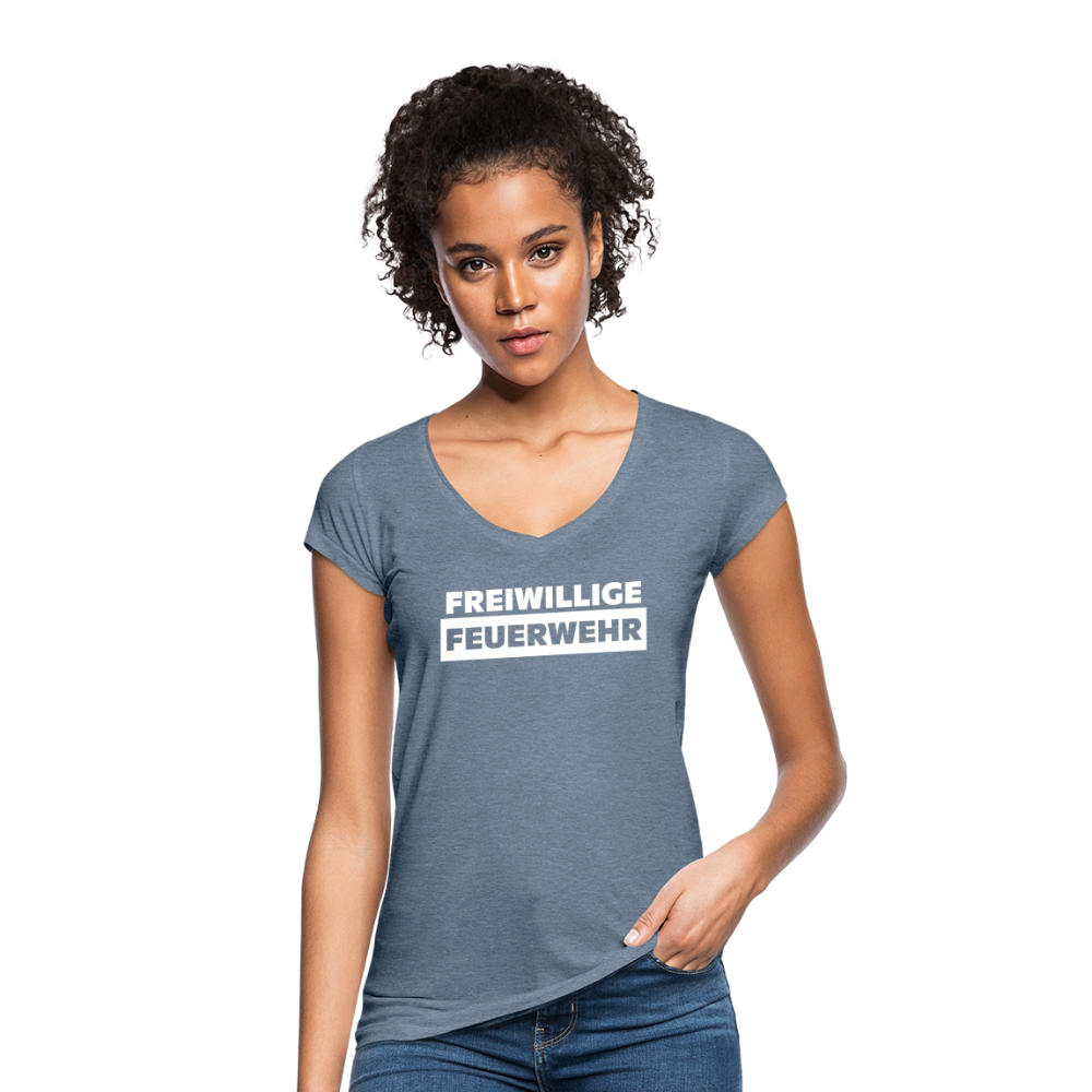 Freiwillige Feuerwehr - Frauen Vintage T-Shirt - Vintage Denim