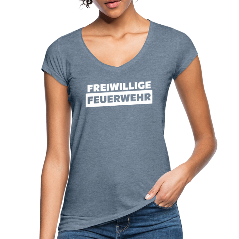 Freiwillige Feuerwehr - Frauen Vintage T-Shirt - Vintage Denim