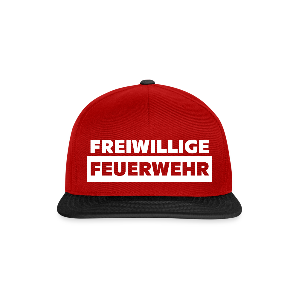 Freiwillige Feuerwehr - Snapback Cap - Rot/Schwarz