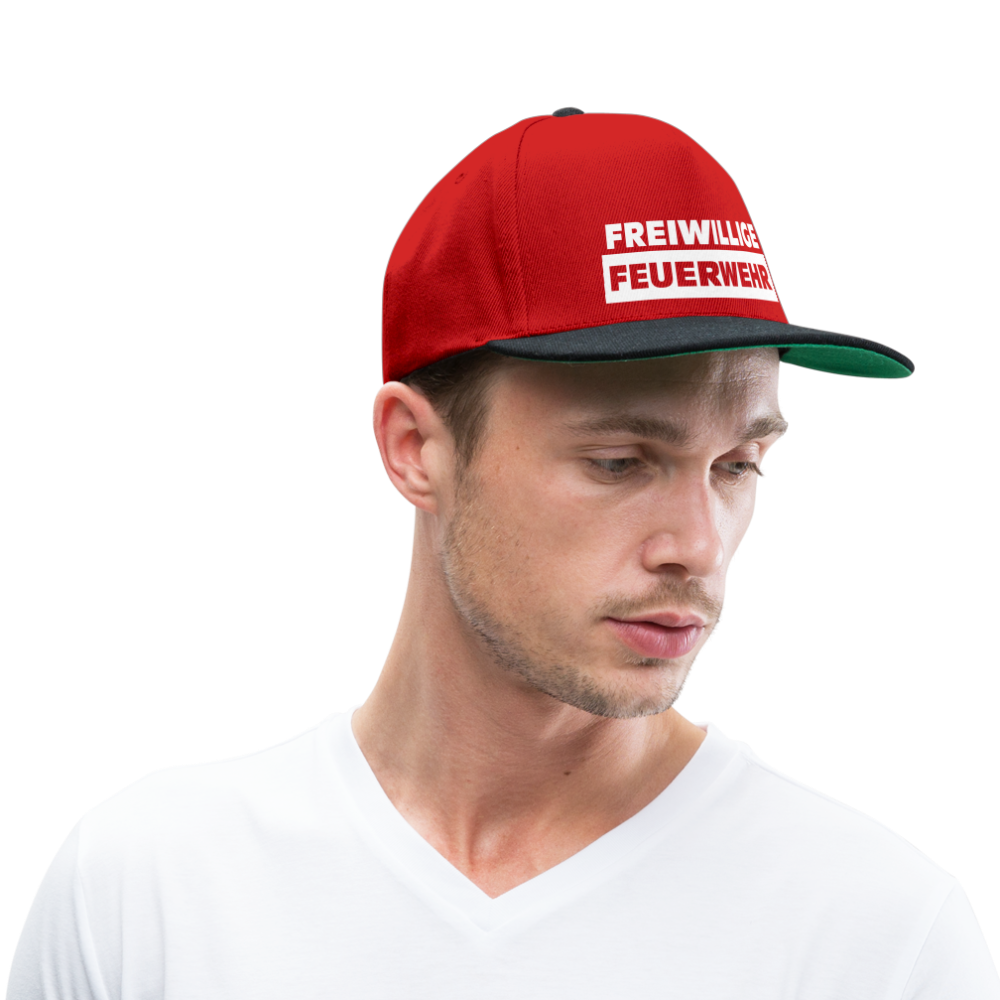 Freiwillige Feuerwehr - Snapback Cap - Rot/Schwarz