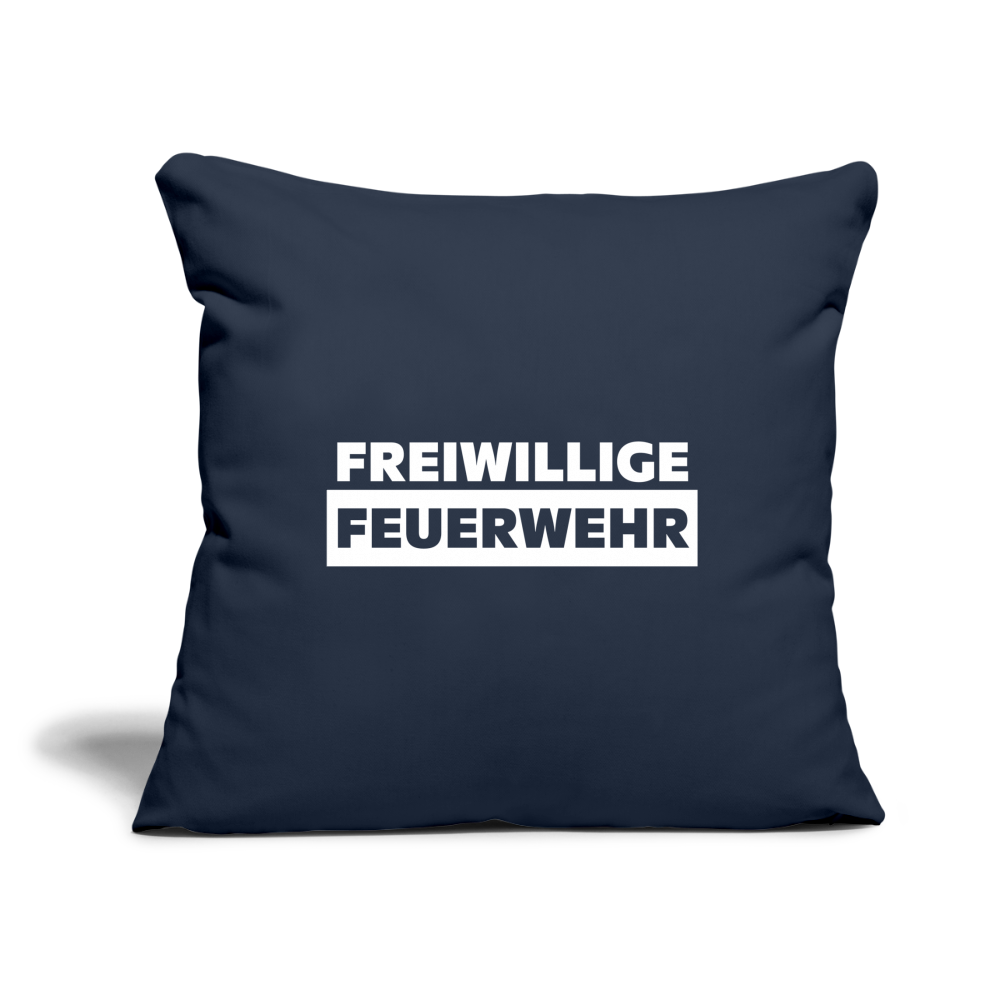 Freiwillige Feuerwehr - Sofakissenbezug 44 x 44 cm - Navy