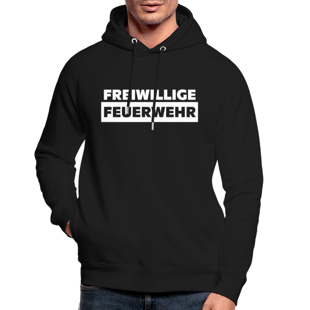 Freiwillige Feuerwehr - Unisex Bio-Hoodie - Schwarz