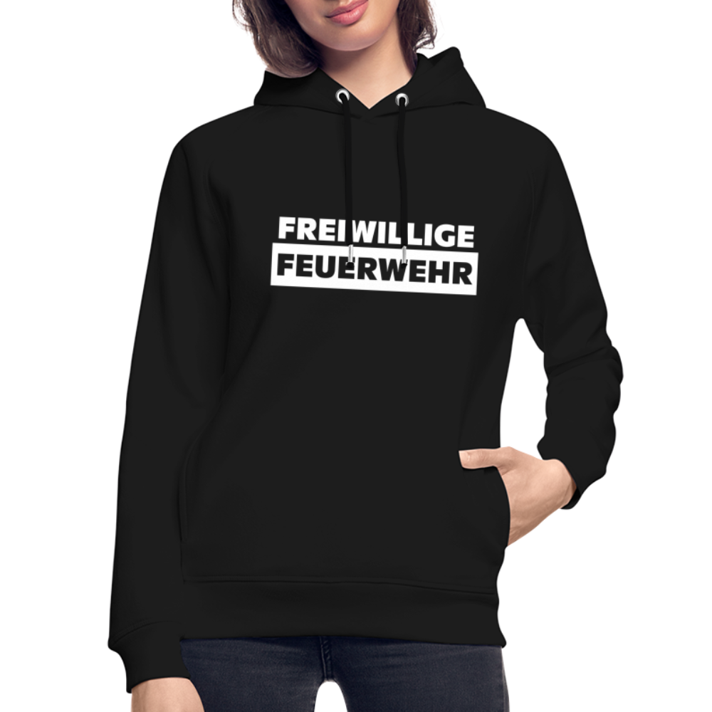 Freiwillige Feuerwehr - Unisex Bio-Hoodie - Schwarz