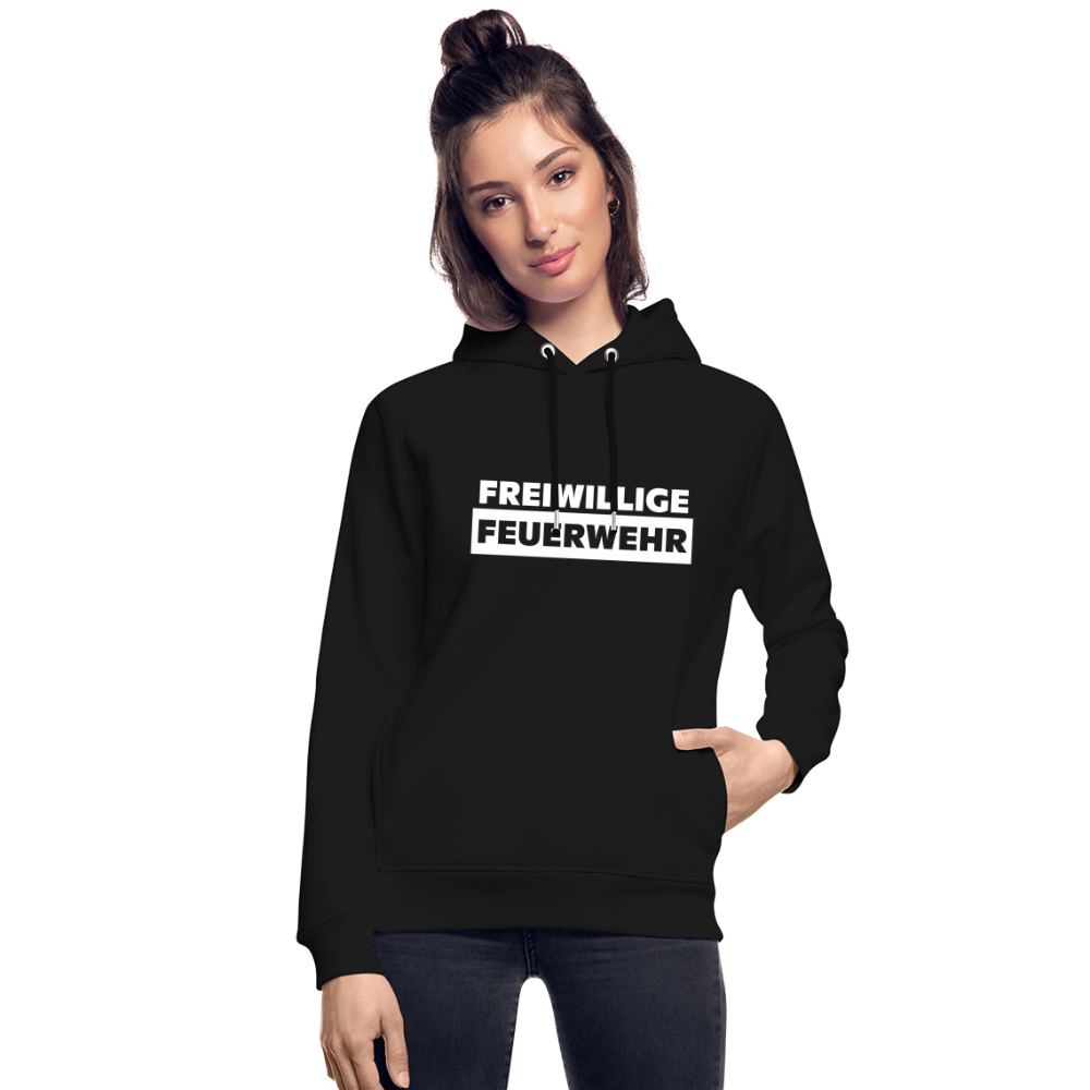 Freiwillige Feuerwehr - Unisex Bio-Hoodie - Schwarz