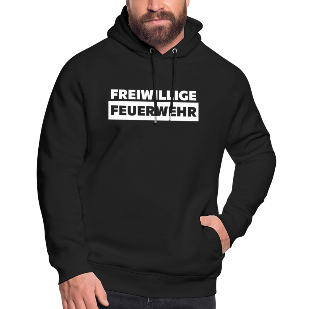 Freiwillige Feuerwehr - Unisex Bio-Hoodie - Schwarz